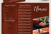 Restaurant Take-Out Menu Trifold Brochure | Take Out Menu, Menu with regard to Take Out Menu Template