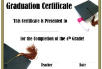 School Graduation Certificates | Customize Online With Or In 5Th Grade for Top 5Th Grade Graduation Certificate Template