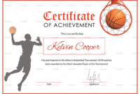 Sports Award Certificate Template Word – Douglasbaseball inside Athletic Award Certificate Template