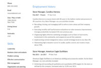 Store Manager Resume Guide &amp;amp; + 12 Resume Samples | Pdf | 2019 inside Executive Management Resume Template