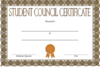 Student Council Certificate Template – 8+ Professional Ideas with School Promotion Certificate Template 10 New Designs