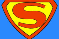 Fresh Blank Superman Logo Template