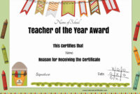Teacher Appreciation Certificate Pdf - Calep.midnightpig.co Pertaining intended for Stunning Printable Certificate Of Recognition Templates Free