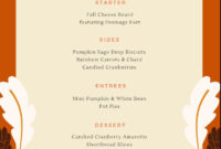 Thanksgiving Menu Templates To Use This Year regarding Amazing Thanksgiving Day Menu Template