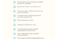 Awesome Project Management Procedure Template