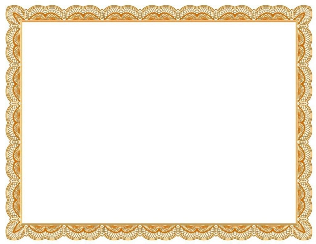 The Surprising Green Certificate Border Template Free Vector 22 Within for Free Printable Certificate Border Templates
