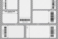 Fantastic Blank Admission Ticket Template
