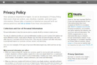 Truth Will Out – Why Authenticity Is The Key To Growing Your Business intended for Privacy Policy Statement Template