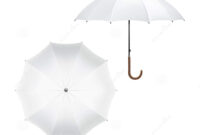 Vector Illustration Of Blank White Umbrella Stock Vector - Illustration throughout Blank Umbrella Template