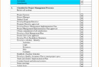 Vendor Management Checklist Template Awesome Management Review And with Checklist Project Management Template