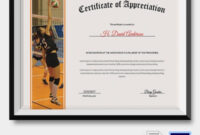 Volleyball Certificate – 5+ Word, Pdf Documents Download | Free within Volleyball Award Certificate Template