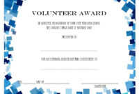 Volunteer Certificate Templates – 10+ Best Designs Free throughout Certificate Of School Promotion 10 Template Ideas