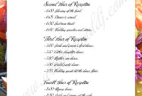 Wedding Itinerary Templates Free | Dj, Weddings In Raleigh, Nc, Cary inside Wedding Reception Itinerary Template
