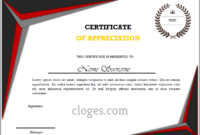 Word Certificate Of Appreciation Template with regard to Professional Certificate Of Recognition Word Template