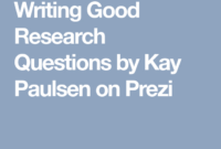 Writing Good Research Questionskay Paulsen On Prezi | This Or That in Essay Writing Competition Certificate 9 Designs