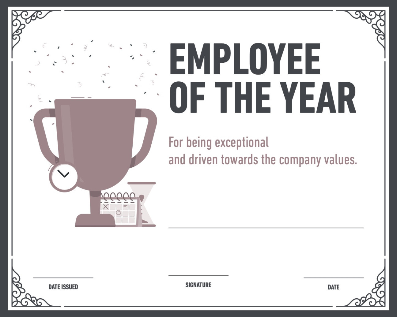 Amazing Award Certificate Templates in  - Recognize