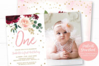 First Birthday Celebration Invitation