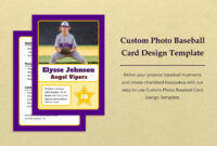 Baseball Card Template Microsoft Word