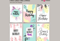 Elegant Birthday Card Template Design In Adobe InDesign