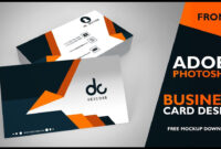 Professional Business Card Template For Photoshop CS6