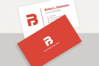 Professional Business Card Design Template For Pages