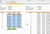 Credit Card Payment Tracking Spreadsheet Template