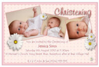 Baptism Invitation Card Template: A Formal Design For A Sacred Occasion