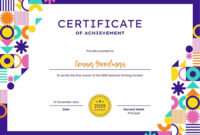 Winner Certificate Template: A Formal Acknowledgment Of Achievement