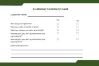 Customer Feedback Survey Template