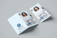 Elegant Fold-Over Business Card Template