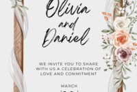 Elegant And Customizable Free E-Wedding Invitation Templates