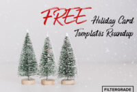 Elegant Holiday Photo Card Templates For Formal Occasions