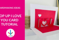 A Customizable Pop-Up Card Template For Expressing Love