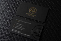 Professional And Impeccable: Free Legal Business Card Templates