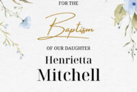 Formal Church Invitation Card Template