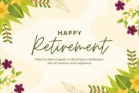 Retirement Card Template: A Dignified Farewell