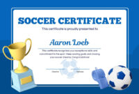 Soccer Award Certificate Templates: A Free Guide To Formal Recognition