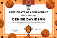 Basketball Certificate Template: A Formal Design For Recognition