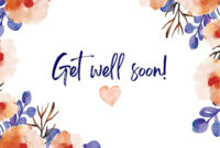 Formal Get Well Card Template For Professional Correspondence