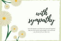 Compassionate Messages For Formal Sympathy Cards