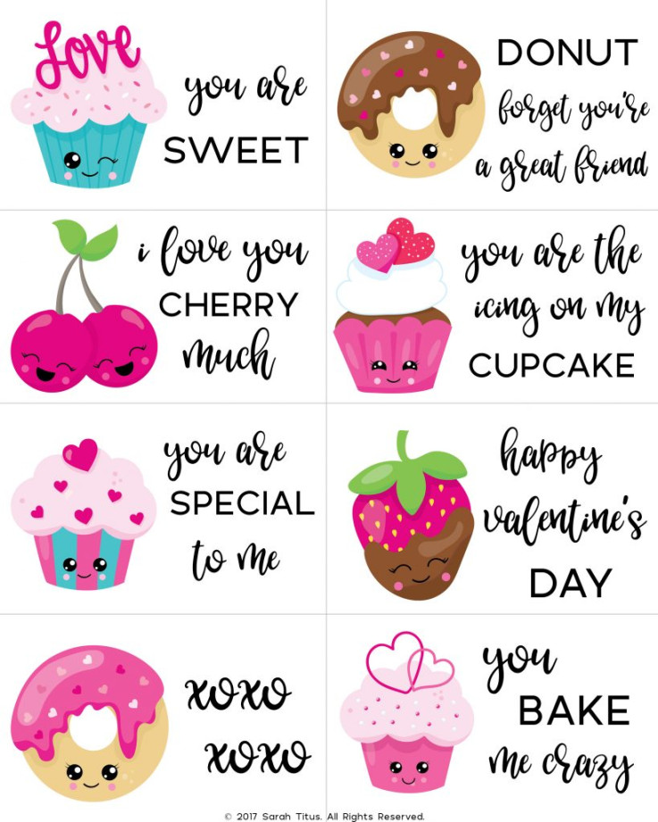 + Free Printable Valentine Cards for Kids - Sarah Titus