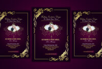 Elegant And Formal Wedding Invitation Card Templates