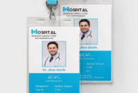 Hospital Identification Card Template