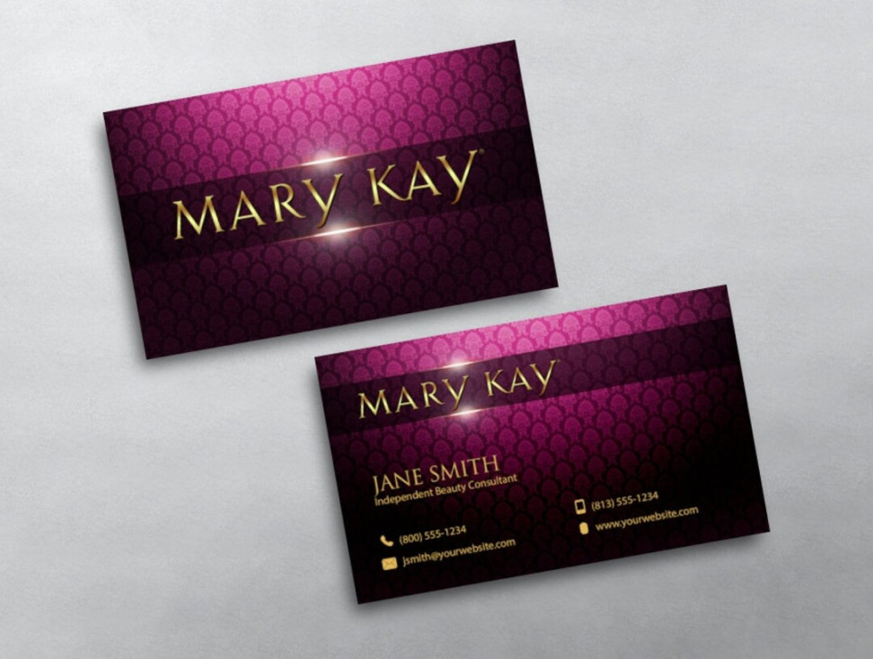 Mary Kay Business Card Independent Beauty Consultant Business Card