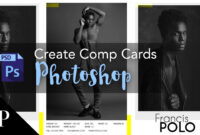 Complimentary Model Composite Card Template