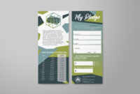 Pledge Card Template For Church Membership