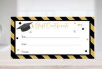 Graduation Gift Certificate Template: A Complimentary Token Of Appreciation