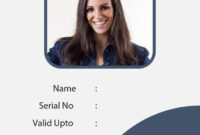 Free ID Card Template For Microsoft Word