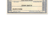 Template For Simulated Social Security Card Download