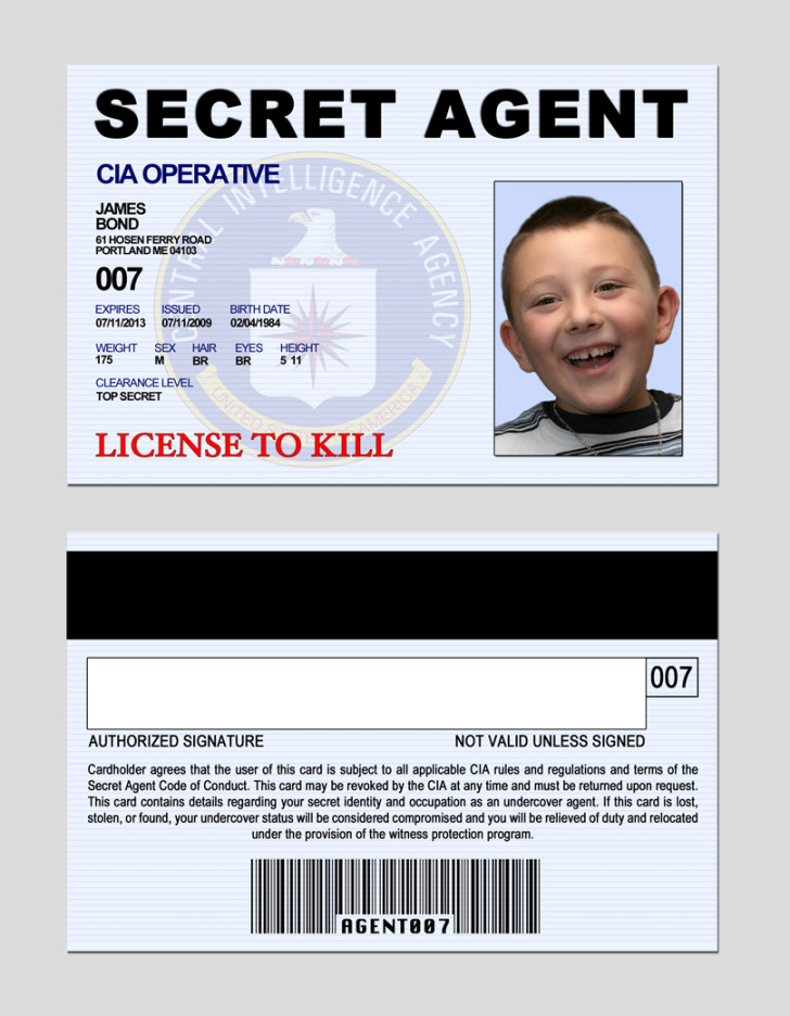 Secret Agent ID by Zedarean on DeviantArt